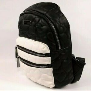 Betsy Johnson Quilted Heart Backpack